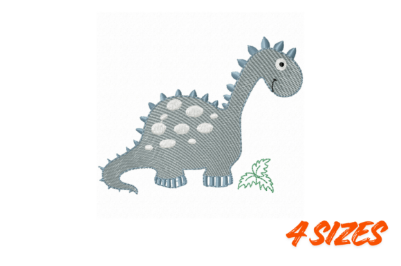Cute Dino Embroidery Design Review for Boutiques