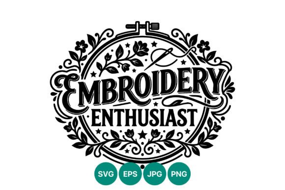 Embroidery Enthusiast Floral Lettering Review