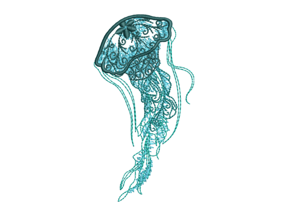 Lace Jellyfish Embroidery: A Boutique Designer Review