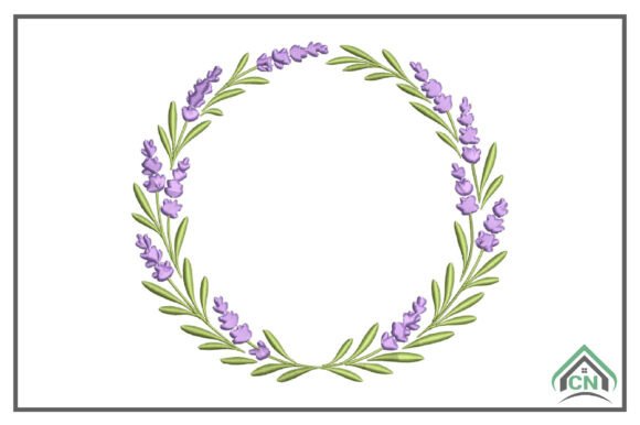 Lavender Wreath Frame Embroidery Review