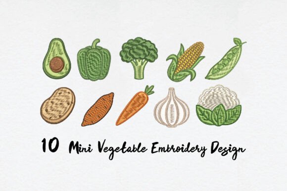 Mini Vegetable Embroidery: A Seasonal Review