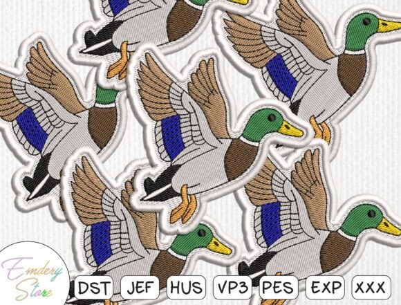 Reviewing the Mallard Duck Patch Embroidery Design