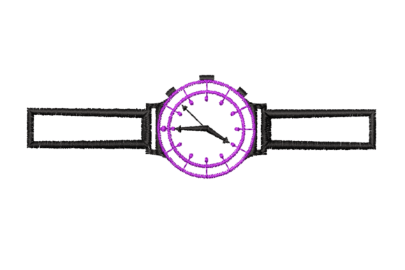Wristwatch Machine Embroidery Design Review